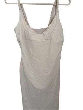 Maidenform Flexees WYOB Full Slip Shapewear XL Firm Control Tummy Shaper Beige